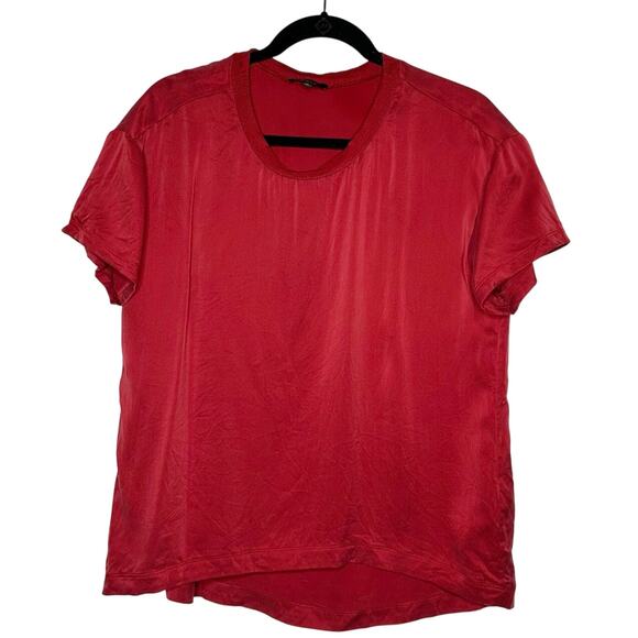 Quince Washable Silk Pajama Set Women’s Crimson Size Medium - Picture 3 of 10